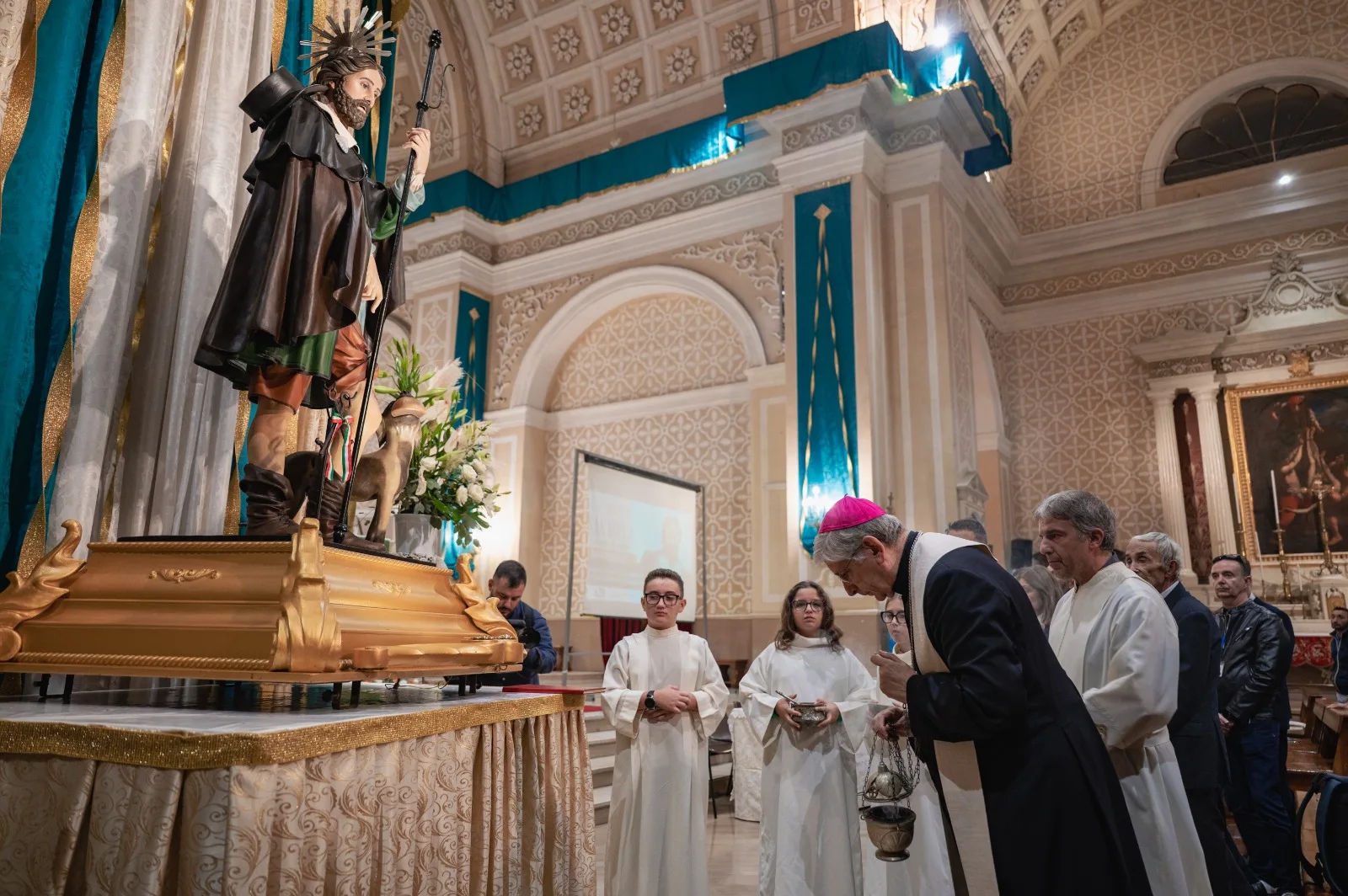 statua-san-rocco-alezio-dettaglio-cerimonia-02